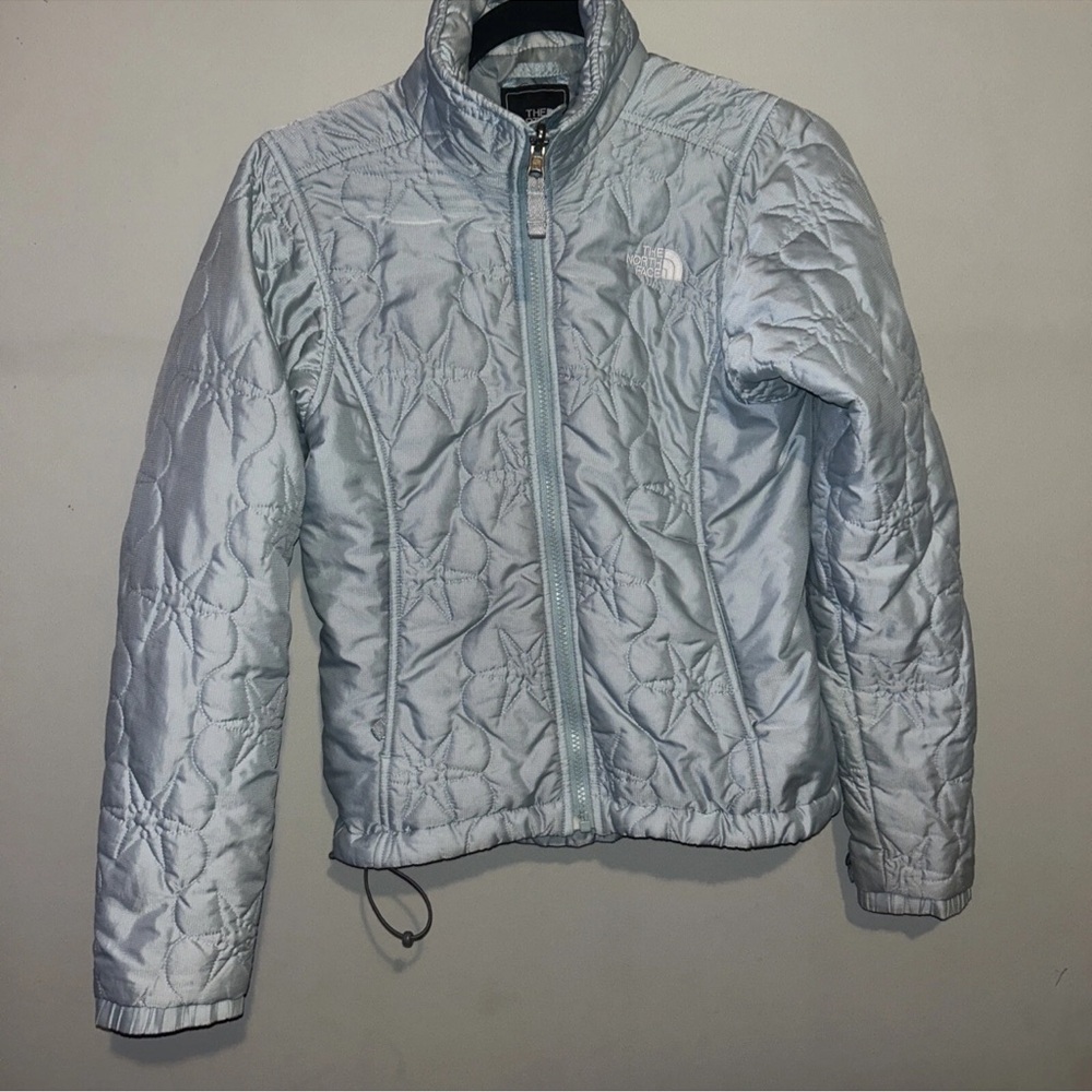Light Blue Quilted Jacket